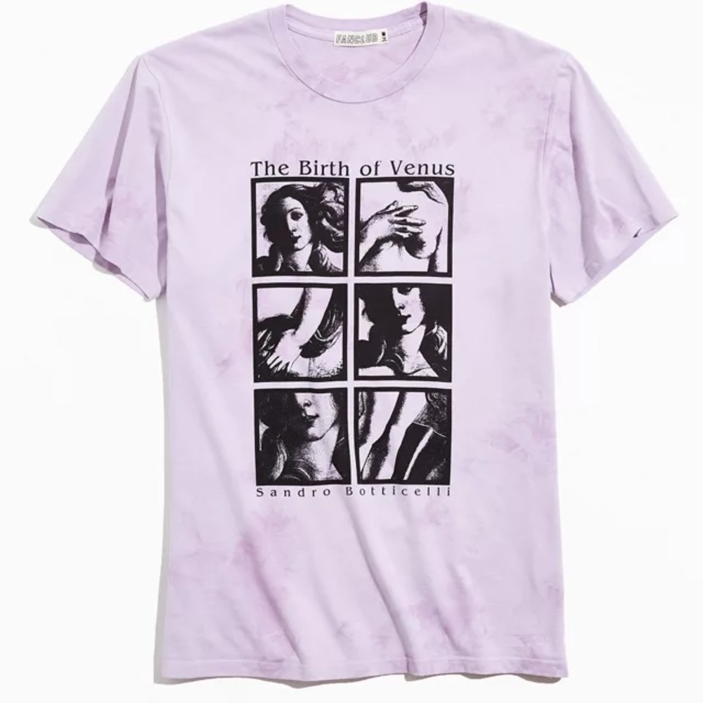 🌸 lilac birth of venus graphic tee 🌸
